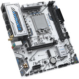 MAXSUN MS-eSport H810M WIFI ICE socket 1851 moederbord Wit, 2.5 Gb-LAN, WLAN, BT, Sound, µATX