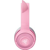 Razer Kraken BT - Kitty Edition - Quartz over-ear gaming headset Roze, Bluetooth, Pc