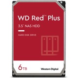 WD Red Plus, 6 TB Harde schijf SATA 600, WD60EFZX, 24/7, AF