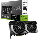 ASUS DUAL GeForce RTX 5070 OC grafische kaart 3x DisplayPort, 1x HDMI