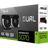 ASUS DUAL GeForce RTX 5070 OC grafische kaart 3x DisplayPort, 1x HDMI