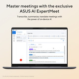 ASUS ExpertBook P3 PM3406CHA-LY0045X 14"  Copilot+ laptop Grijs | R7 260 | Radeon 780M | 16 GB | 512 GB SSD