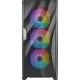 Antec DF700 FLUX midi tower behuizing Zwart | 2x USB-A | RGB | Tempered Glass