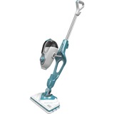 BLACK+DECKER 1600W Steam-mop BHSM1615DAM-QS stoomreiniger Wit/blauw, Incl. SteaMitt, deltavoet en 17 accessoires