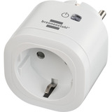 Brennenstuhl Connect smart plug WA 3600 XS02 stekkerdoos Wit, 2.4 GHz WiFi, Alexa, Google, Matter