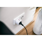 Brennenstuhl Connect smart plug WA 3600 XS02 stekkerdoos Wit, 2.4 GHz WiFi, Alexa, Google, Matter