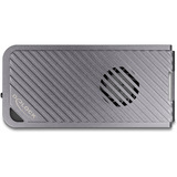 DeLOCK Externe M.2 NVMe SSD gaming behuizing USB-C 40 Gbps met RGB externe behuizing Grijs, met ventilator