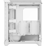 Fractal Design Meshify 3 TG Clear Tint midi tower behuizing Wit | 2x USB-A | 1x USB-C | Tempered Glass