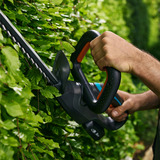 GARDENA Accuheggenschaar EasyCut 45/18V P4A solo Grijs/turquoise, 14734-55, accu en oplader niet inbegrepen