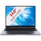Huawei Matebook 14 14" laptop Grijs, 512 GB SSD, WLAN, Windows 10 Home