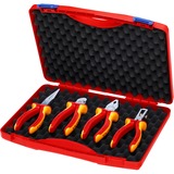 KNIPEX Elektronica-set VDE 002015 tangenset Rood/geel, 4-delig