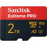 SanDisk Extreme PRO 2 TB microSDXC geheugenkaart UHS-I U3, Class 10, V30, A2