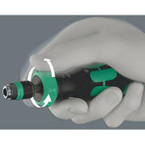 Wera 838 RA-R L bithandhouder met ratelfunctie, 1/4" schroevendraaier Zwart/groen