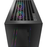 ARCTIC Xtender (Black) midi tower behuizing Zwart (mat) | 2x USB-A | 1x USB-C | RGB | Tempered Glass