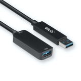 Club 3D USB-A 3.2 Gen2 verlengkabel Zwart, 5 meter, 10 Gbps