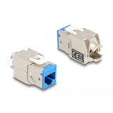 DeLOCK Keystone Module RJ45 Jack naar LSA Cat 6a toolfree, 8 stuks Meerkleurig