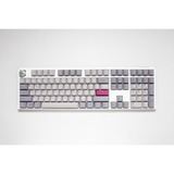 Ducky One 3 Mist Grey RGB mechanisch toetsenbord Lichtgrijs, US lay-out (QWERTY), Cherry MX Red, 100%, RGB led, Double-shot PBT, Hot-swappable, QUACK Mechanics