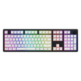 Hator Skyfall Wireless RGB mechanisch gaming toetsenbord Zwart, US lay-out (QWERTY), HATOR Aurum Lemon, 100%, RGB, Double shot ABS, Hot-swap, 2.4GHz / Bluetooth / USB-C