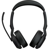 Jabra JBR Evolve2 55 MS Stereo Link380c on-ear headset Zwart