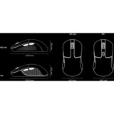 Keychron M3 Mini Wireless gaming muis Wit, 100 - 26.000 dpi