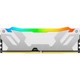Kingston FURY 16 GB DDR5-7200 werkgeheugen Wit, KF572C38RWA-16, Renegade RGB, XMP