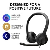 Logitech USB Headset H390 on-ear  Zwart, Retail