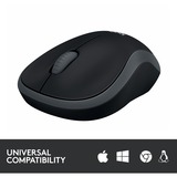 Logitech Wireless Mouse M185 Grijs, Retail