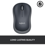 Logitech Wireless Mouse M185 Grijs, Retail