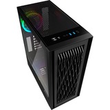 Sharkoon RGB Wave midi tower behuizing Zwart | 2x USB-A | 1x USB-C | RGB | Tempered Glass