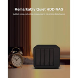 TerraMaster F4-424 Pro nas Zwart, 2x RJ-45 2.5GbE, HDMI