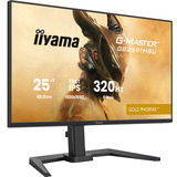 iiyama G-Master Gold Phoenix GB2591HSU-B1 24.5" gaming monitor Zwart (mat), 320 Hz, HDMI, DisplayPort, USB, Audio