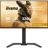 iiyama G-Master Gold Phoenix GB2591HSU-B1 24.5" gaming monitor Zwart (mat), 320 Hz, HDMI, DisplayPort, USB, Audio