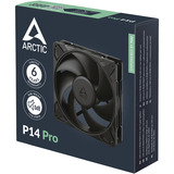 ARCTIC P14 Pro case fan Zwart, 140 x 140 x 27 mm, PWM