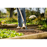 GARDENA PureLine Hark 36 cm FSC 100% Donkergrijs/houtkleur, 17306-20