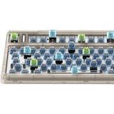 Iqunix OG80 Hitchhiker Wireless Mechanical Keyboard Grijs, US lay-out (QWERTY), Cherry MX Silent Red, 80% (TKL)	, RGB leds, Hot-swappable, PBT, 2.4GHz | Bluetooth 5.1 | USB-C