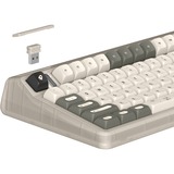 Iqunix OG80 Hitchhiker Wireless Mechanical Keyboard Grijs, US lay-out (QWERTY), Cherry MX Silent Red, 80% (TKL)	, RGB leds, Hot-swappable, PBT, 2.4GHz | Bluetooth 5.1 | USB-C
