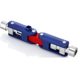 KNIPEX Schakelkastsleutel DoubleJoint 00 11 06 V03 dopsleutel Blauw/rood