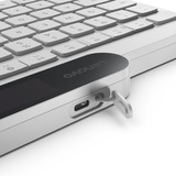 Lenovo 800 Self-Charging Bluetooth Keyboard Wit, US lay-out (QWERTY), Plunger, 100%, Plunger switch, Bluetooth 5.1, USB-C