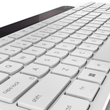 Lenovo 800 Self-Charging Bluetooth Keyboard Wit, US lay-out (QWERTY), Plunger, 100%, Plunger switch, Bluetooth 5.1, USB-C