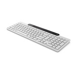 Lenovo 800 Self-Charging Bluetooth Keyboard, toetsenbord Wit, US lay-out, Plunger, Plunger switch, Bluetooth 5.1, USB-C