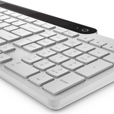 Lenovo 800 Self-Charging Bluetooth Keyboard, toetsenbord Wit, US lay-out, Plunger, Plunger switch, Bluetooth 5.1, USB-C