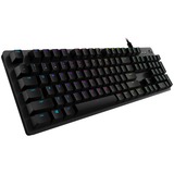 Logitech G512 CARBON LIGHTSYNC RGB Mechanical Gaming Keyboard Zwart, US-International, GX Brown, RGB leds