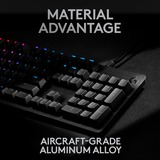 Logitech G512 CARBON LIGHTSYNC RGB Mechanical Gaming Keyboard Zwart, US-International, GX Brown, RGB leds