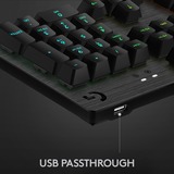 Logitech G512 CARBON LIGHTSYNC RGB Mechanical Gaming Keyboard Zwart, US-International, GX Brown, RGB leds