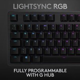 Logitech G512 CARBON LIGHTSYNC RGB Mechanical Gaming Keyboard Zwart, US-International, GX Brown, RGB leds