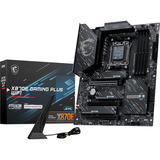 MSI X870E GAMING PLUS WIFI socket AM5 moederbord Zwart, RAID, 5Gb-LAN, Wi-Fi 7, BT, Sound, ATX