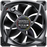 Montech AX140 fan PWM case fan Zwart, 4-pin PWM