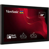 ViewSonic XF2430 24" open frame touchmonitor  Zwart, HDMI, DisplayPort, VGA, 24/7 gebruik