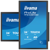 iiyama ProLite TF2438MSC-B2 23.8" monitor Zwart, 120 Hz, HDMI, DisplayPort, Audio, USB, Touch