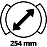 EINHELL Accu polijstmachine CE-CB 18/254 Li Solo Rood/zwart, Accu en oplader niet inbegrepen